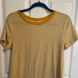Yellow striped TShirt